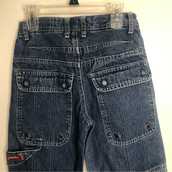 APCO | JNCO Medium Wash Baggy Cargo Jeans - Picture 3 of 7